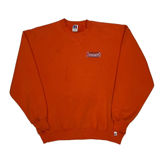 Made In USA Russell Athletic Sweatshirt - XL Orange Cotton