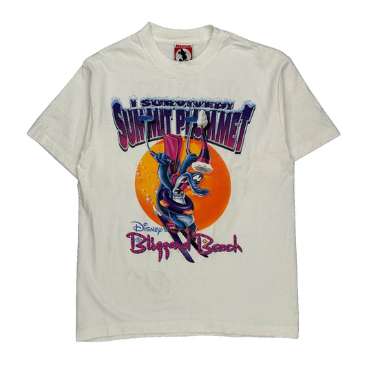 Blizzard Beach Mickey Inc Graphic T-Shirt - Large White Cotton