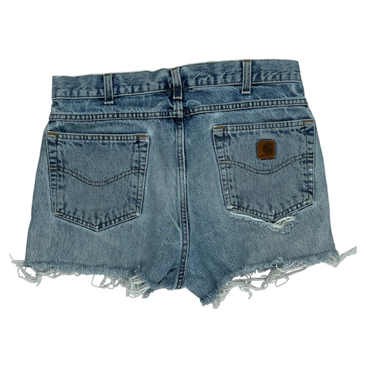 Carhartt Denim Shorts - 32W UK 14 Light Wash Cotton