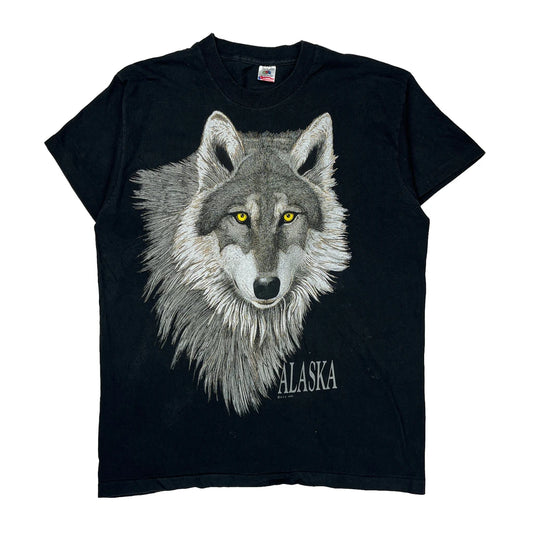 Fruit Of The Loom Single Stitch T-Shirt - XL Black Cotton