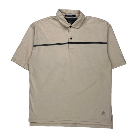 Tommy Hilfiger Polo Shirt - XL Beige Cotton