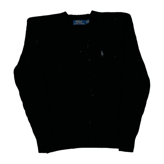 Polo By Ralph Lauren Jumper - Small Black Wool Blend