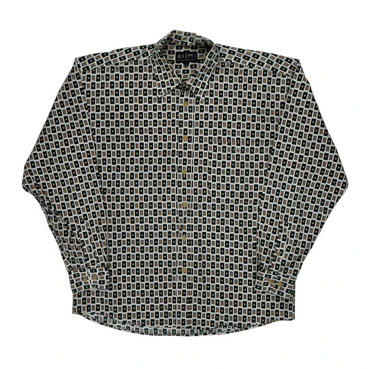 Vintage Maxini Checked Shirt - Large Multicoloured Cotton