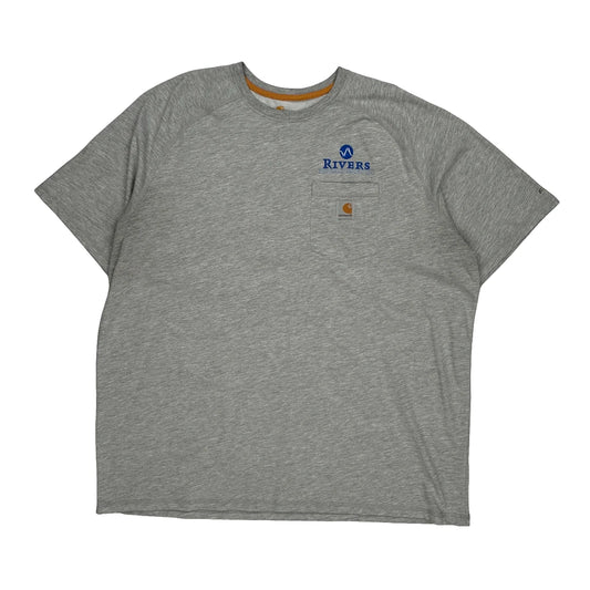 Rivers Carhartt T-Shirt - 2XL Grey Cotton