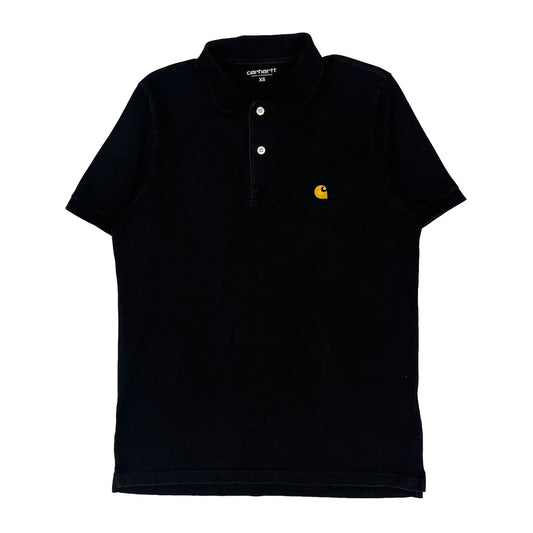 Vintage Carhartt Polo Shirt - XS Black Cotton