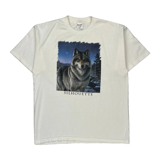 Single Stitch Murina Graphic T-Shirt - XL White Cotton