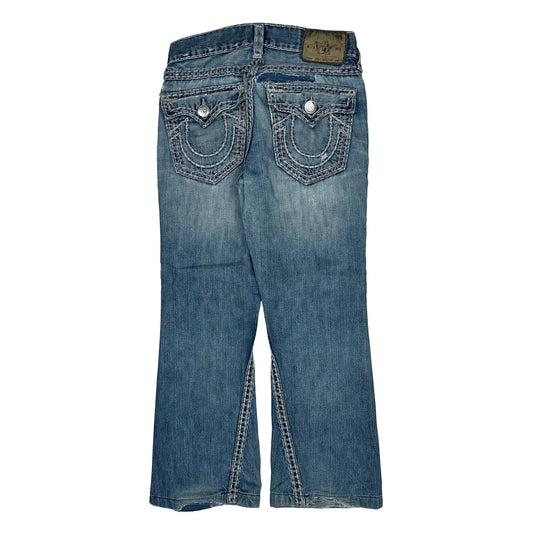 True Religion Boot Cut Jeans - 32W 30L Blue Cotton