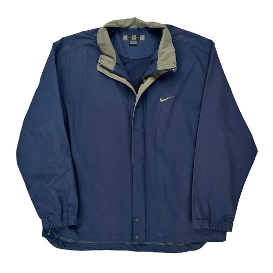 Nike Golf Windbreaker - XL Blue Polyester
