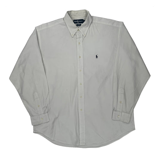 Blaire Ralph Lauren Shirt - Large White Cotton