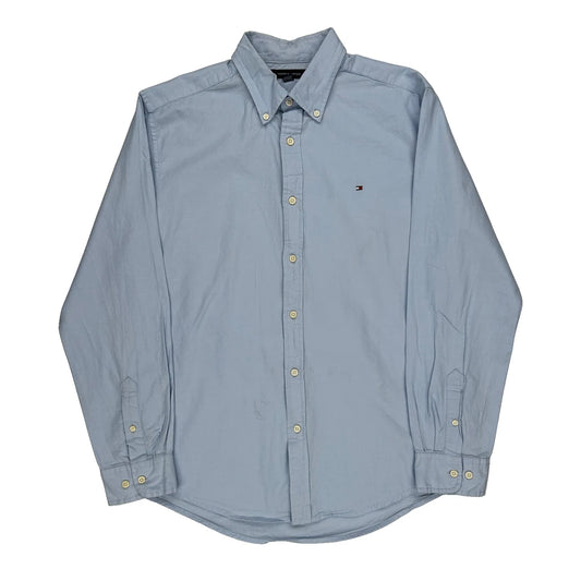 Tommy Hilfiger Shirt - Large Blue Cotton