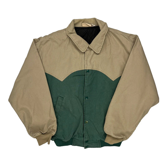 West Ark Bomber Jacket - Medium Beige Cotton Blend