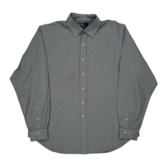 Polo By Ralph Lauren Checked Shirt - XL Black & White Cotton