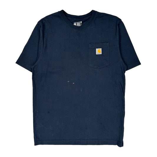 Carhartt Graphic T-Shirt - Medium Navy Cotton