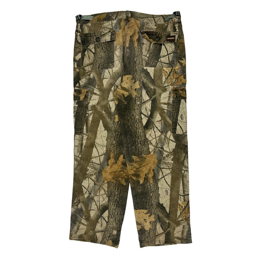 Ranger Camo Cargo Trousers - 34W 29L Green Cotton