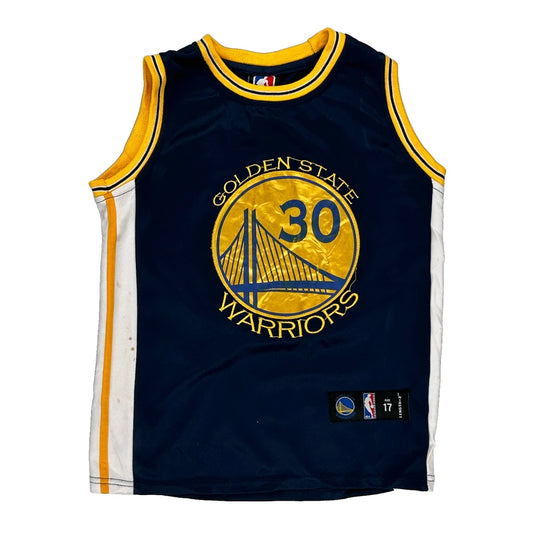 Age 8 Golden State Warriors Nba Sweater Vest - Small Navy Polyester