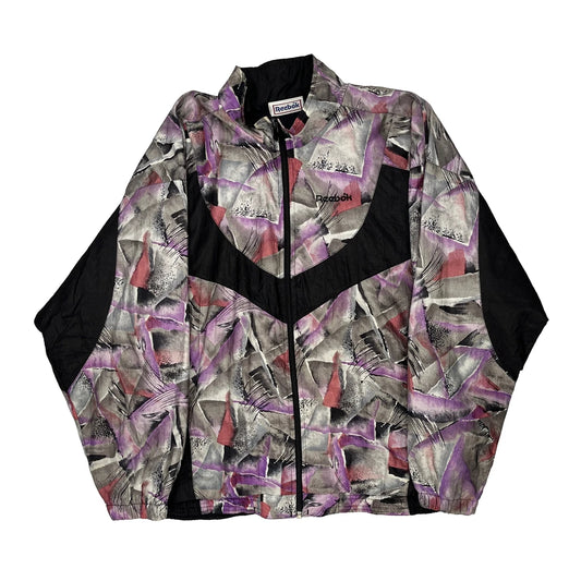 Reebok Shell Jacket - Medium Multicoloured Nylon
