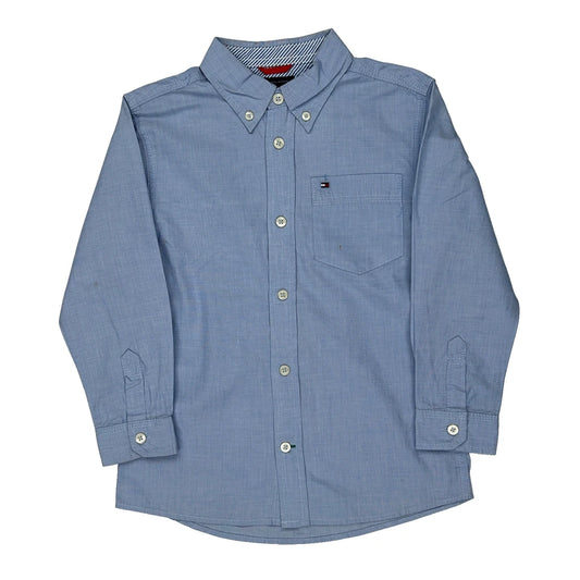 Age 5 Tommy Hilfiger Shirt - XS Blue Cotton