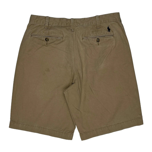 Polo By Ralph Lauren Chino Shorts - 32W 9L Khaki Cotton