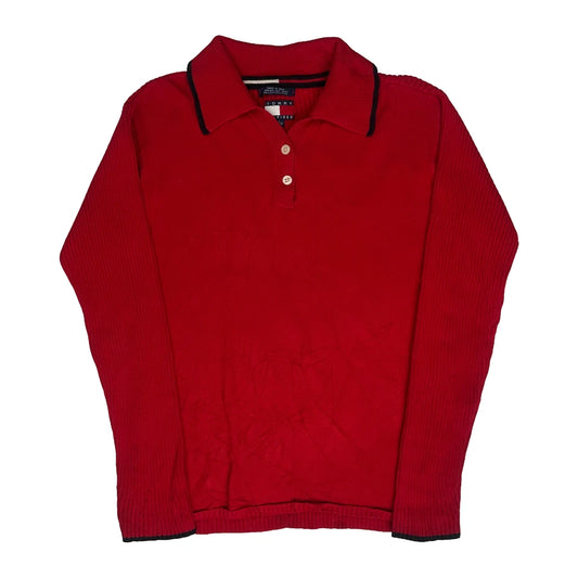 Tommy Hilfiger Jumper - Small Red Cotton