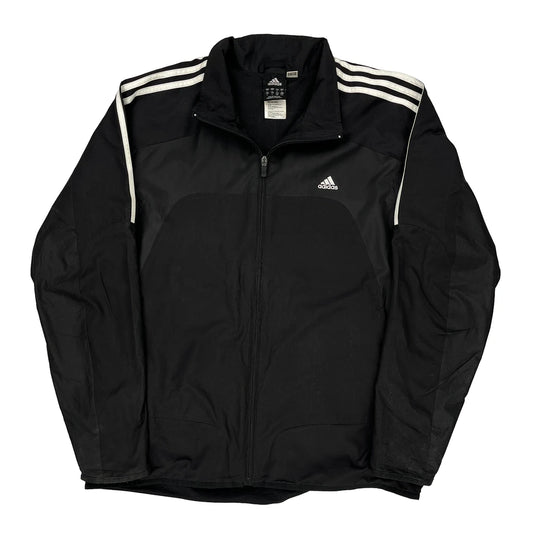 Adidas Jacket - Large Black Polyester
