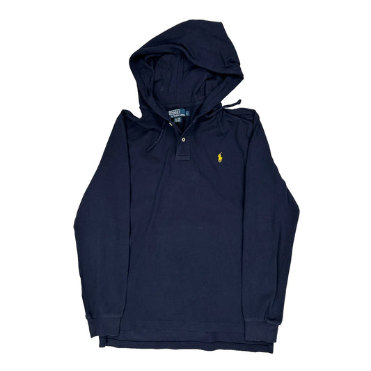 Polo By Ralph Lauren Hoodie - Large Navy Cotton