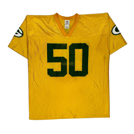 Green Bay Packers N.F.L. Team Apparel Nfl Jersey - XL Yellow Polyester