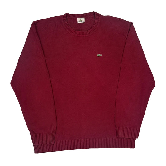 Lacoste Jumper - 4XL Burgundy Cotton
