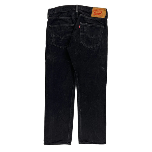 501 Levis Jeans - 33W 28L Black Cotton