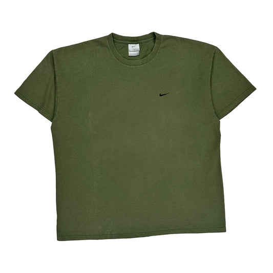 Nike T-Shirt - XL Green Cotton