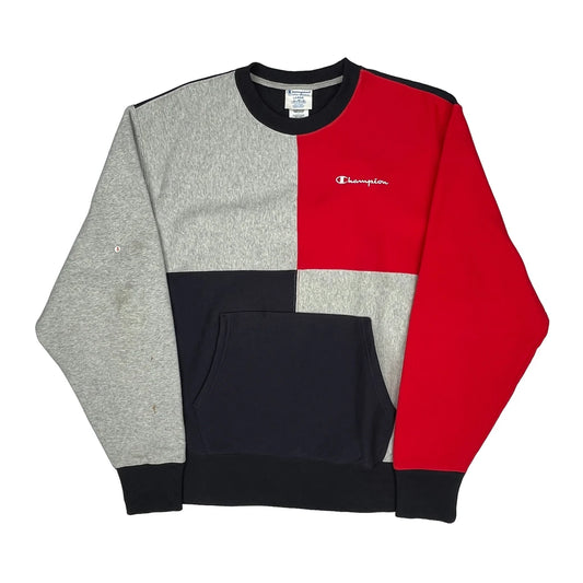 Reverse Weave Champion Sweatshirt - Large Multicoloured Cotton Blend