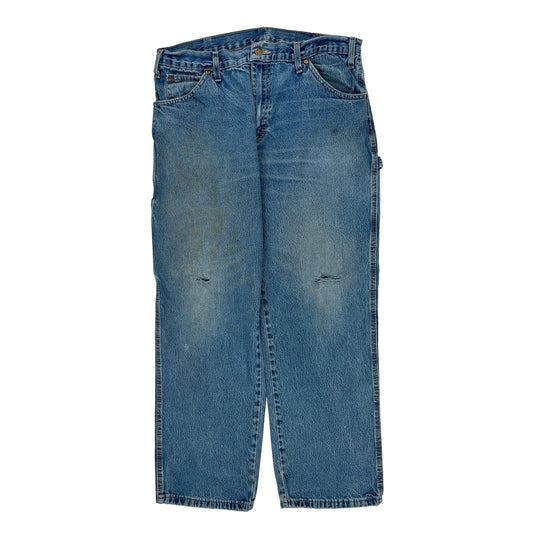 Dickies Carpenter Jeans - 34W 29L Blue Cotton
