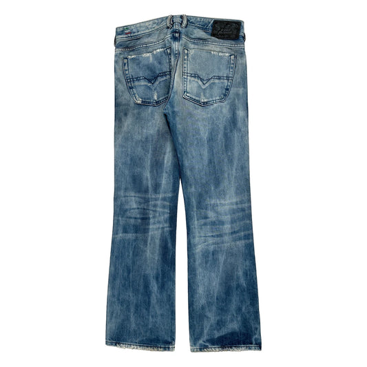 Diesel Zatiny Boot Cut Jeans - 32W 31L Blue Denim