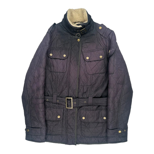 Barbour Coat - Small Purple Polyester