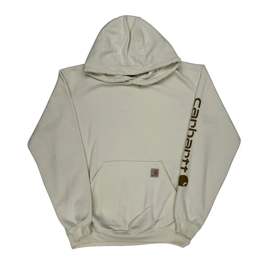 Carhartt Hoodie - Medium Cream Cotton
