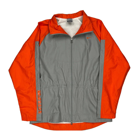 Vintage Nike Windbreaker - Medium Grey Polyester