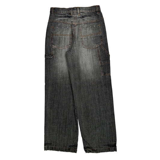 Age 16 Unbranded Carpenter Jeans - 28W 30L Grey Cotton