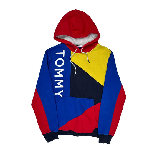 Tommy Hilfiger Spellout Hoodie - Medium Multicoloured Cotton