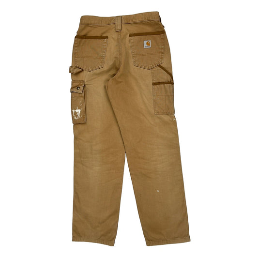 Carhartt Cargo Trousers - 30W 32L Brown Cotton