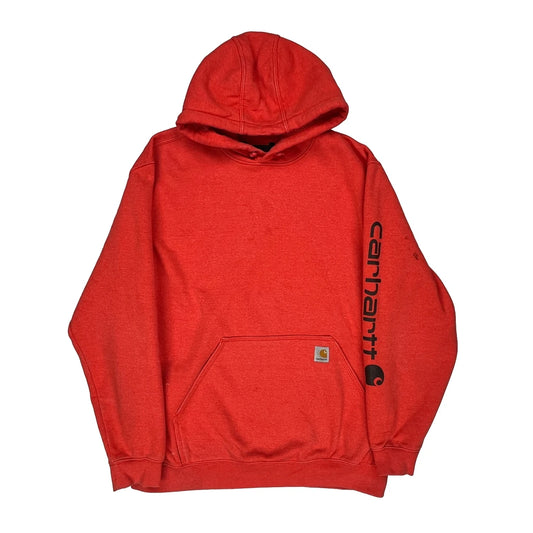 Carhartt Hoodie - XL Red Cotton Blend
