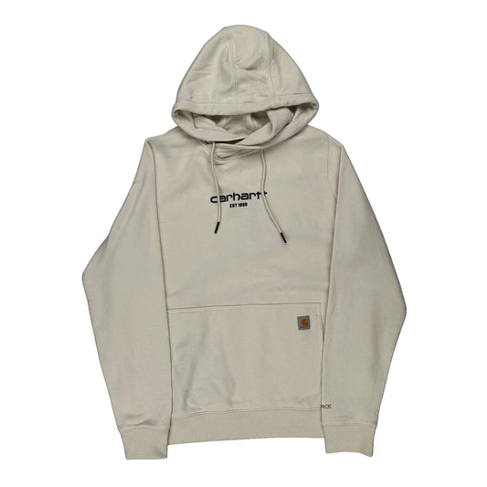 Force Carhartt Hoodie - Large Cream Cotton