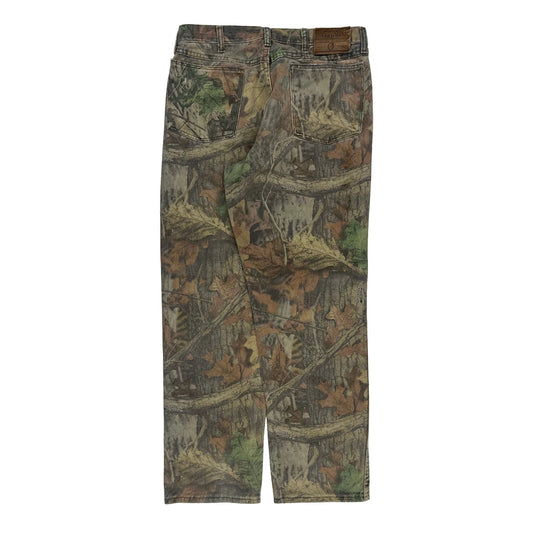 Rugged Wear Camo Cargo Trousers - 31W 30L Camo Cotton