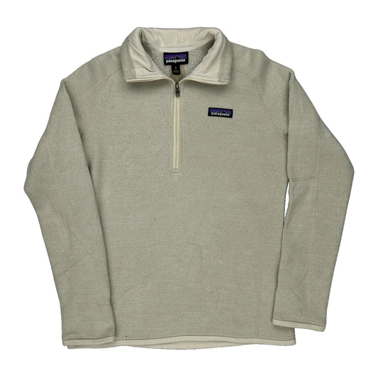 Patagonia Fleece - Small Cream Polyester