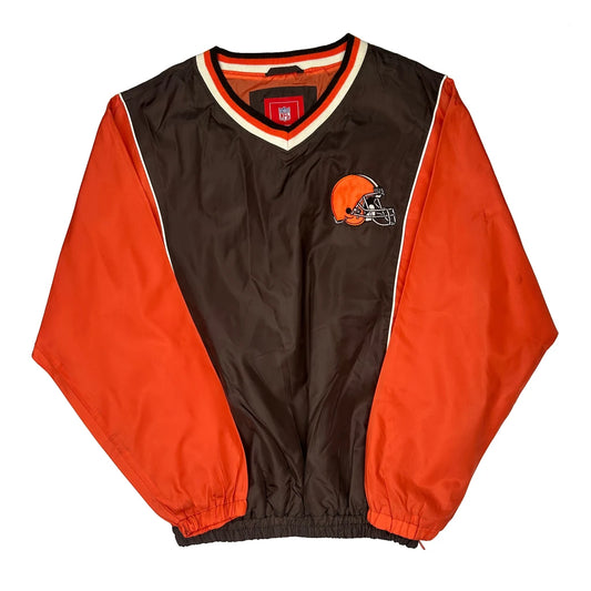 Cleveland Browns Nfl Windbreaker - XL Brown Polyester