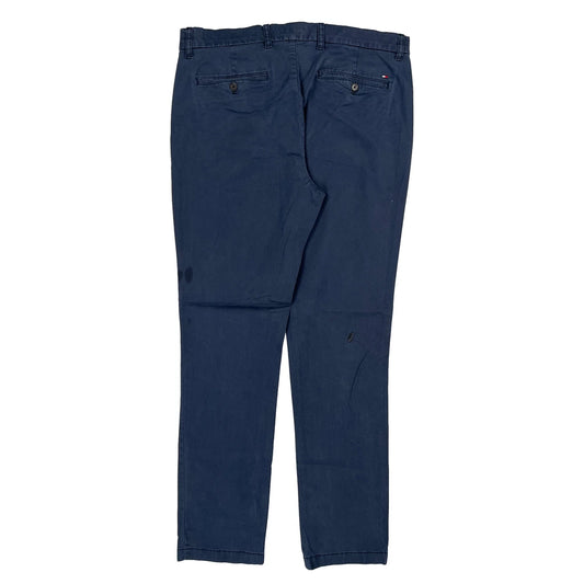 Vintage Tommy Hilfiger Slim Fit Chinos - 36W 31L Blue Cotton