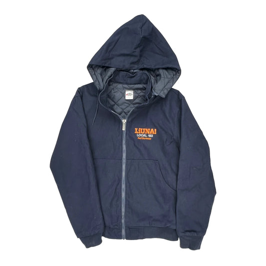 Liuna! Local 183 Unbranded Workwear Jacket - Large Navy Cotton Blend