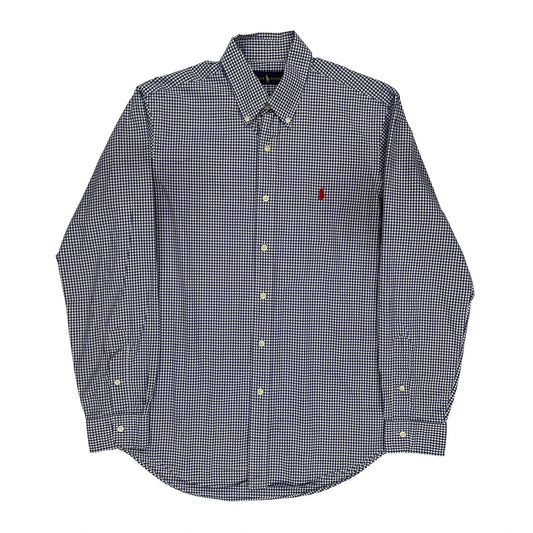 Ralph Lauren Checked Shirt - Medium Blue Cotton