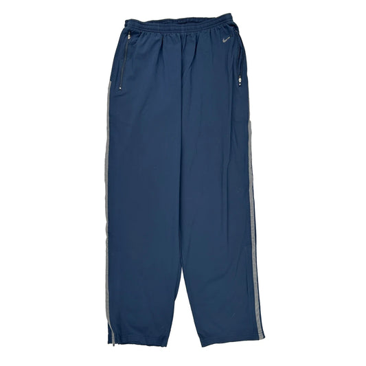 Nike Tracksuit - Large Blue Polyester