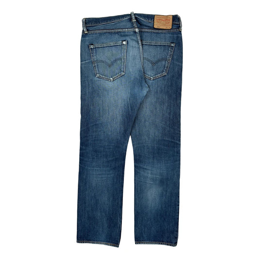 501 Levis Jeans - 34W 32L Blue Denim