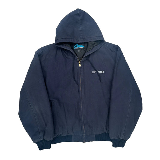 Vintage Tri Mountain Jacket - XL Navy Polyester