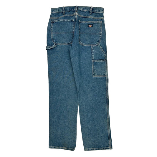 Dickies Carpenter Jeans - 33W 34L Blue Cotton